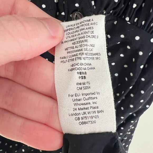 Free People Pippa Polka Dot Print Mini Dress Ruched Romantic Feminine Girly Boho - Picture 11 of 14